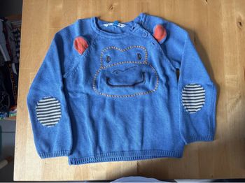 Pull en laine singe