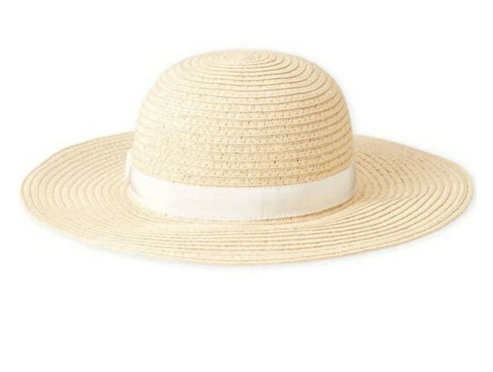 🌼Capeline paille PETIT Bateau 3-6 mois 🎀 chic été ruban blanc👒 - photo numéro 3