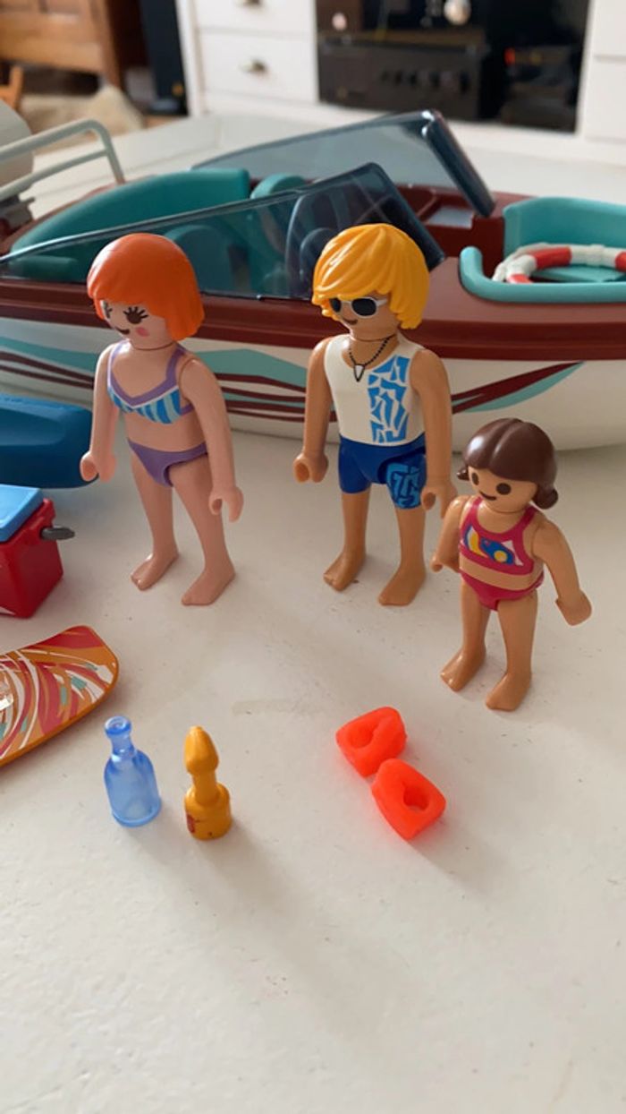 Vedette et ses vacanciers playmobil - photo numéro 2