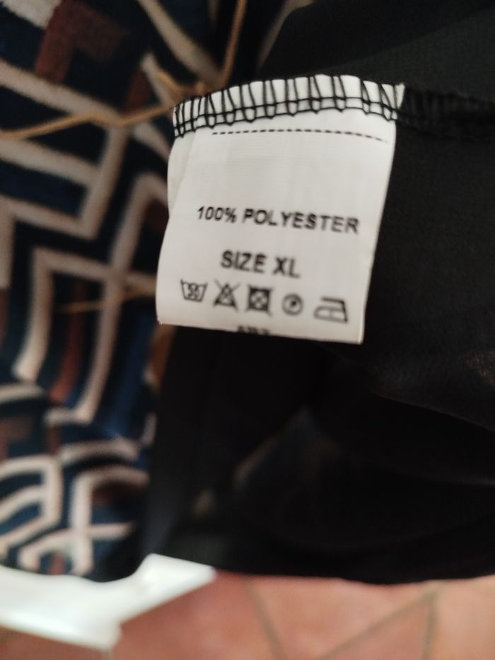 Robe multi couleur avec fine ceinture - photo numéro 3