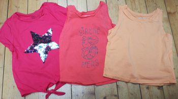 Lot 3 débardeurs vertbaudet 4 ans