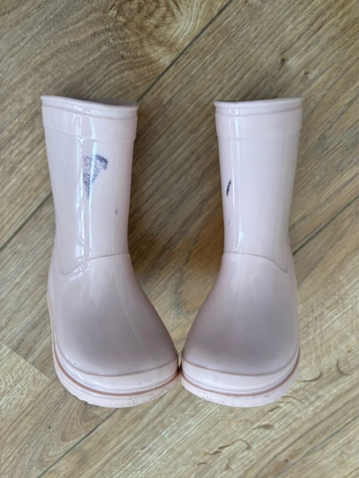 Bottes de pluie fille rose taille 22/23 - photo numéro 6