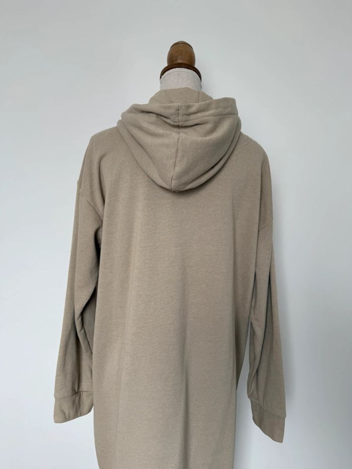 Sweat robe sweat-shirt long manches capuche tunique pull haut t-shirt loose oversize pullover felpa - photo numéro 5