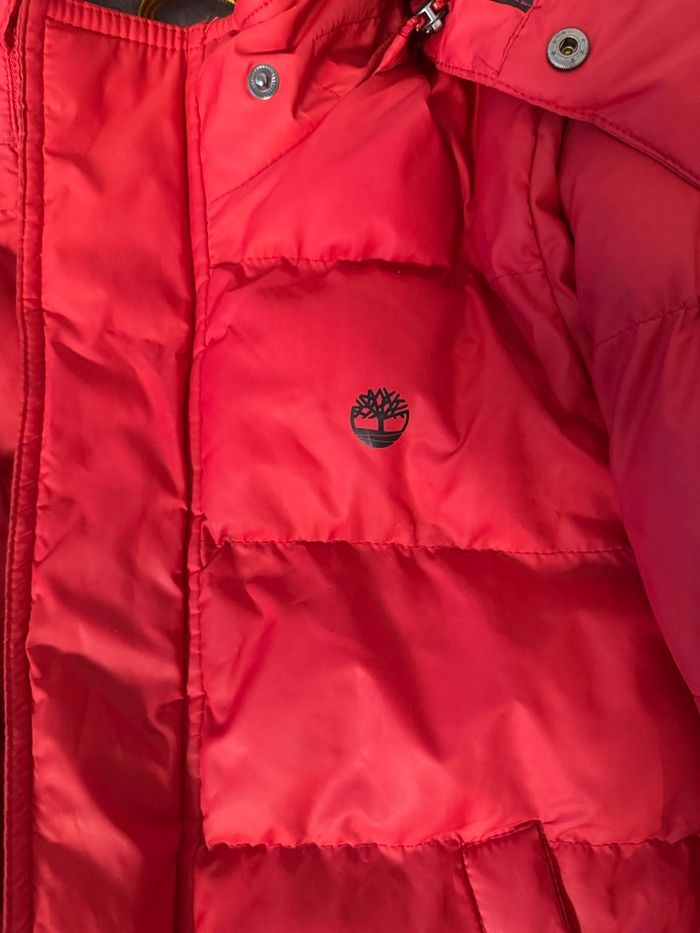 Doudoune Timberland rouge – Enfant 5/6 ans (110 cm) - photo numéro 7