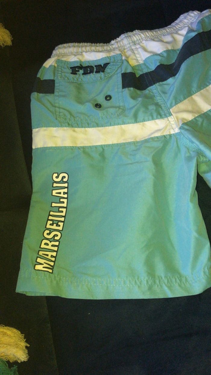 Fiers d être marseillais short de bain taille 12 an - photo numéro 7
