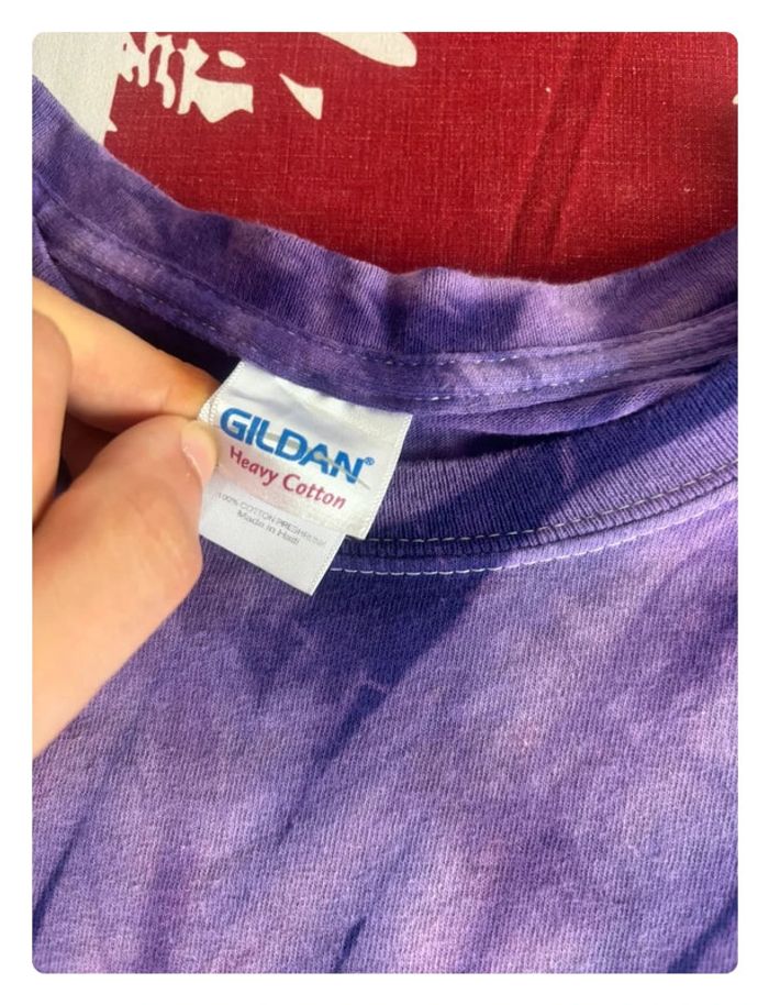 T-shirt Gildan taille S violet Tye&Die - photo numéro 5