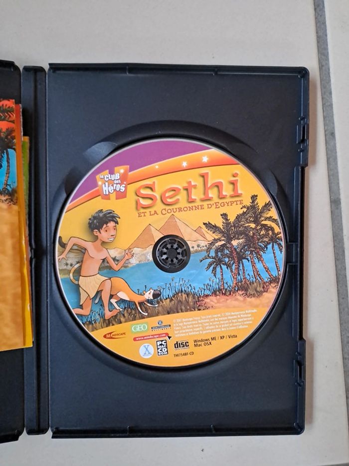 Jeu PC Mac Cdrom Sethi et la couronne d' Égypte - photo numéro 3