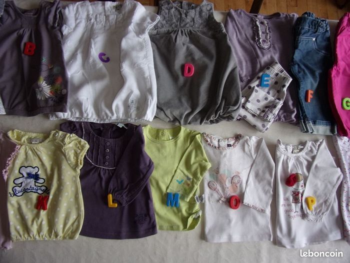 Lot vêtements Fille 12 mois