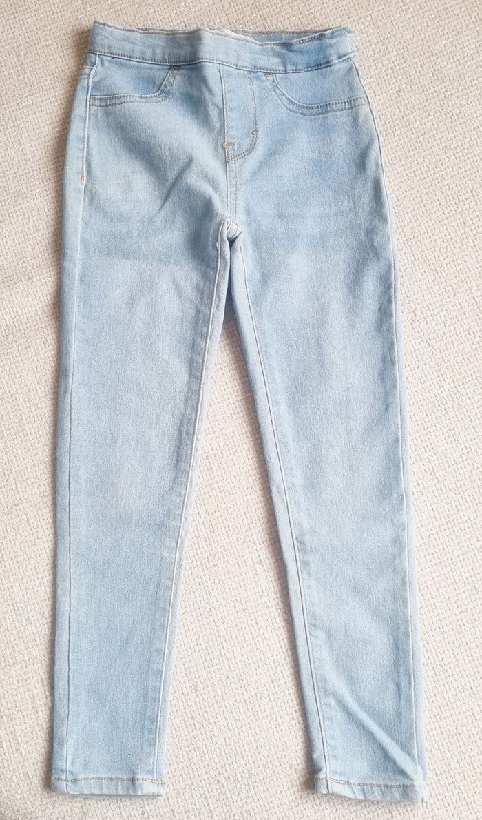 Pull-on jegging fille bleu clair Levi's taille 7 ans / 122 cm - photo numéro 2
