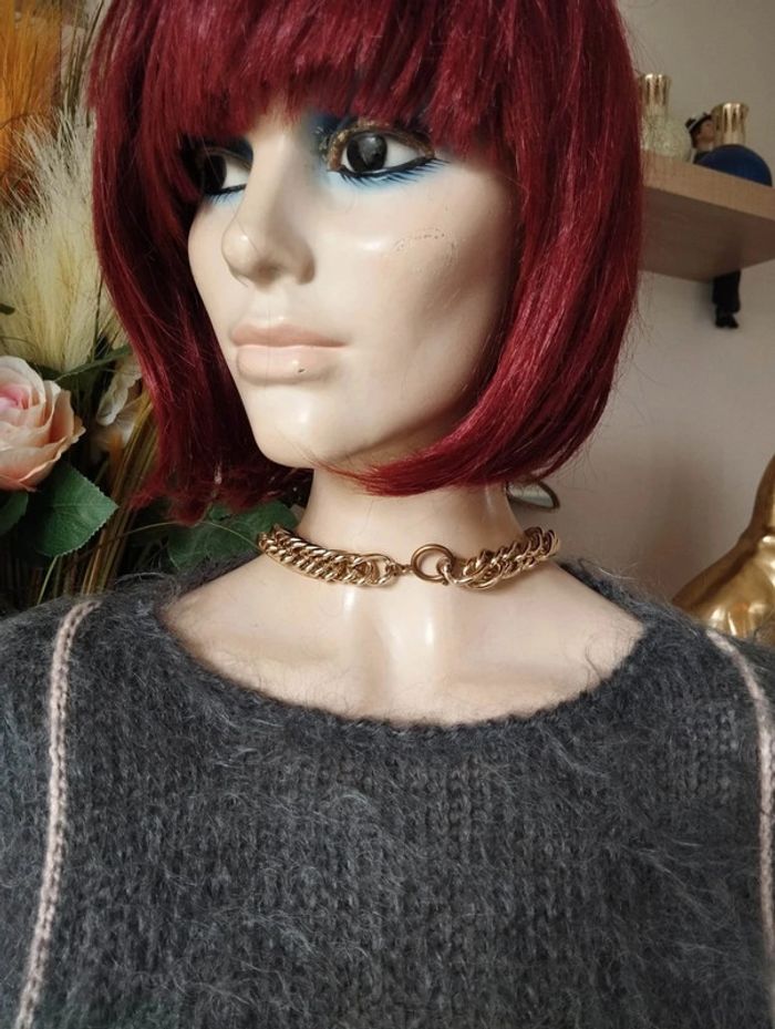 🌹Pull Gris & Crème Mohair & Laine Collection Vintage Lucy Lockett T44/48🌹 - photo numéro 13