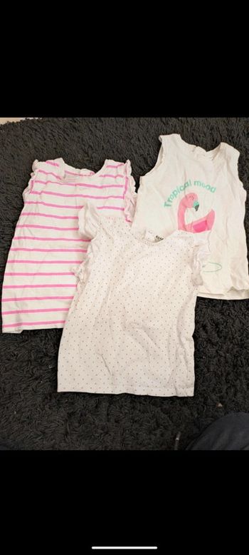 Lot 3 Tshirt fille 24 mois