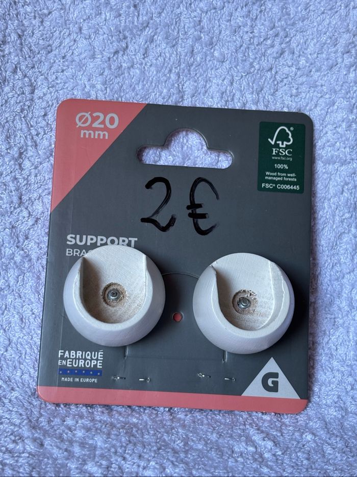 Support de tringle à rideaux