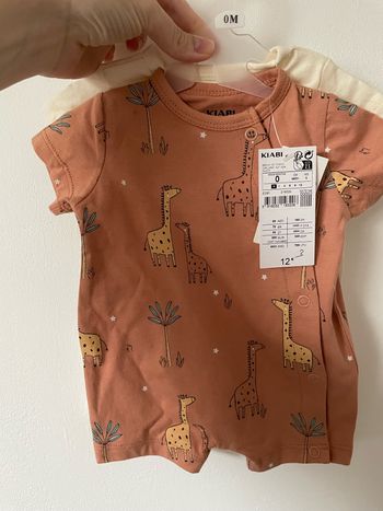 Lot de 2 bodys d’été