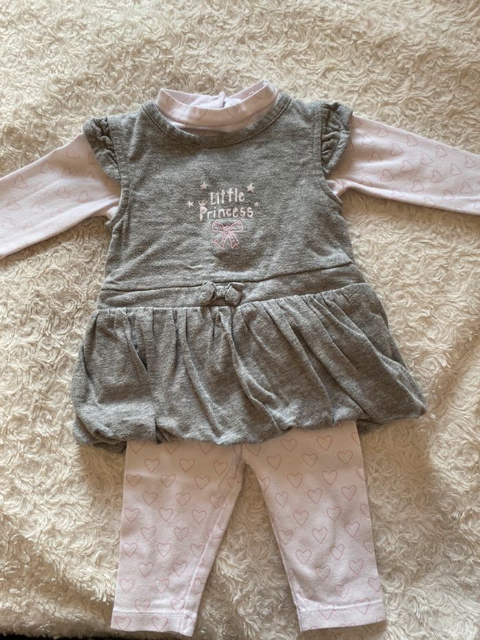 Ensemble robe tee shirt legging - photo numéro 2