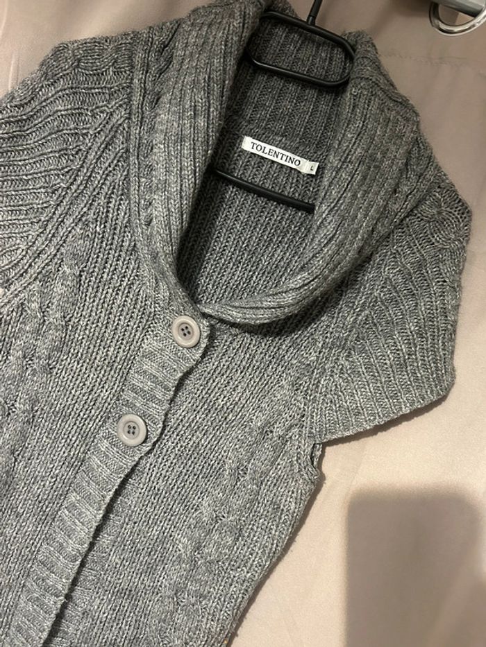 Gilet gris - photo numéro 2