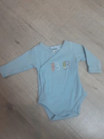 Bodie bleu Vert Baudet  1mois /54 cm