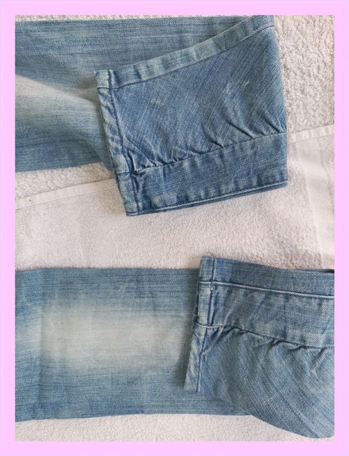 Jean taille basse S Blue Rags Denim - photo numéro 12