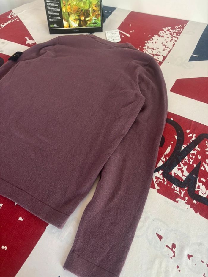 Sweat Stone Island taille S rouge bordeaux - photo numéro 12