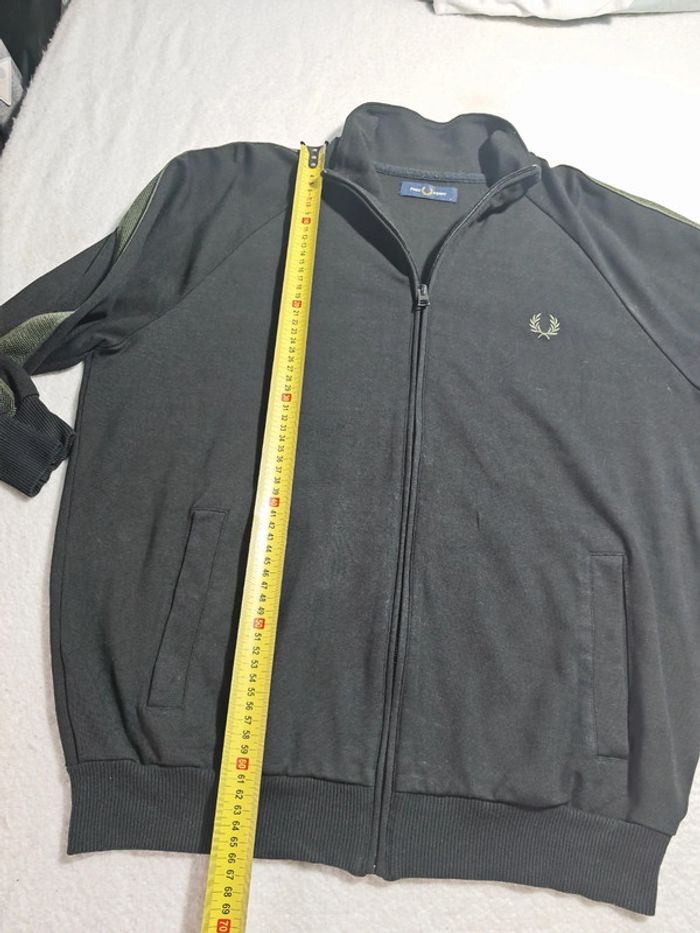 Superbe veste de survêtement Fred Perry, taille L, couleur noire. - photo numéro 7