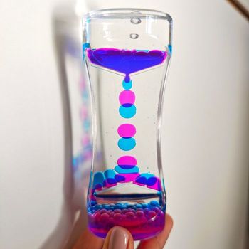 Sablier sensoriel liquide