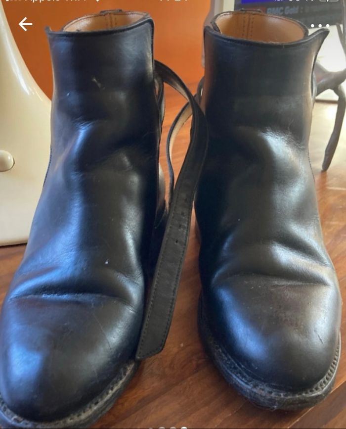 BOOTS CUIR NOIR - photo numéro 5