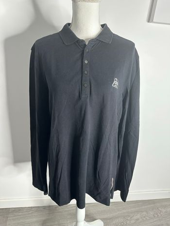 Polo noir et blanc Dark Vador Star Wars TL