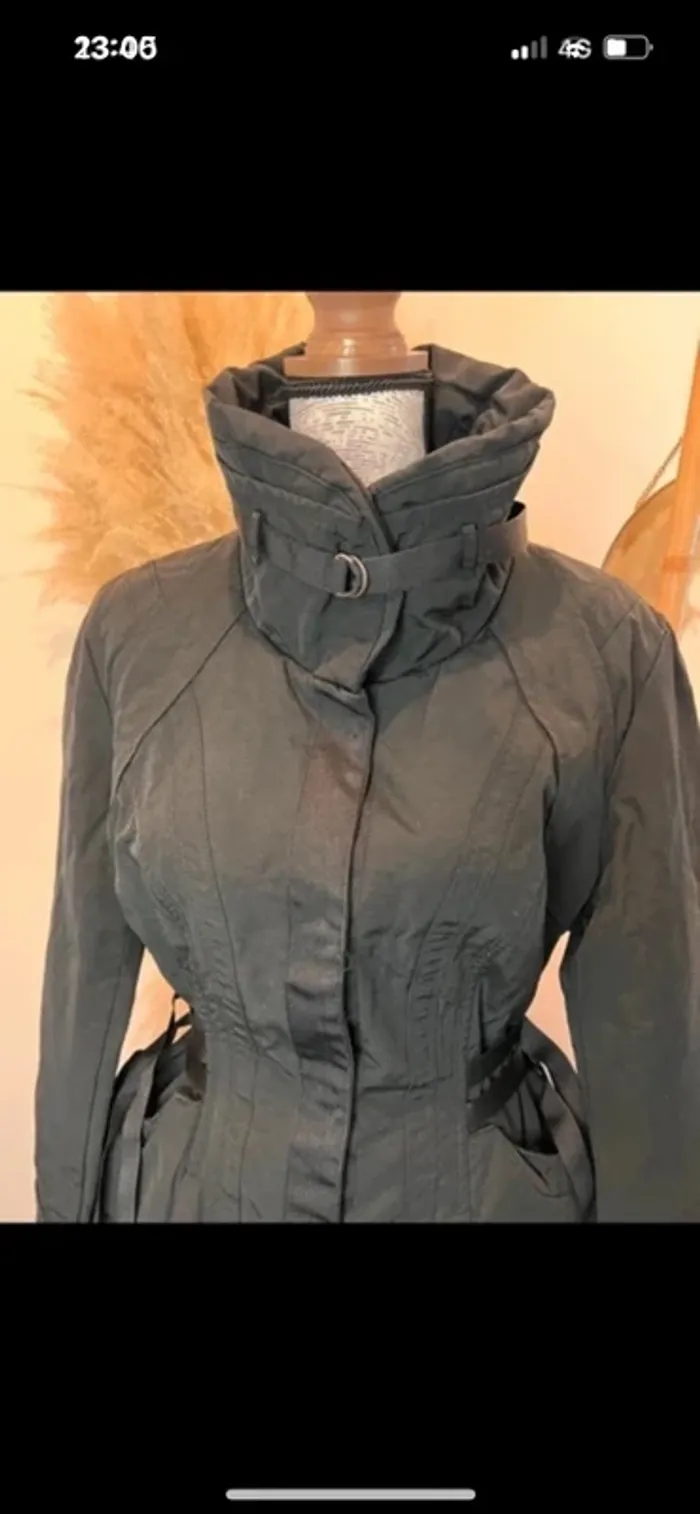 Blouson hiver court noir - photo numéro 3