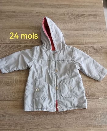 Veste polaire réversible 24 mois