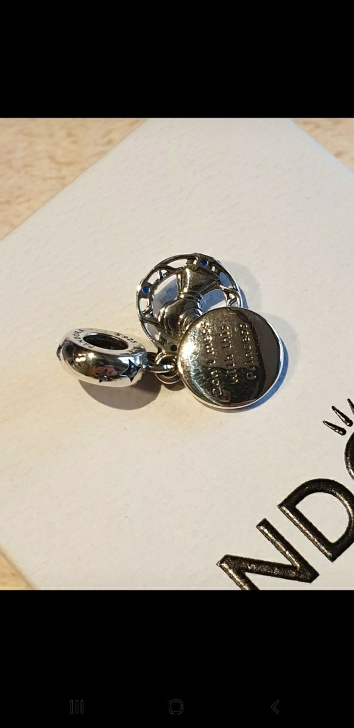 Charm Pandora >< Star Wars double pendant  "Princesse Leia" - photo numéro 5