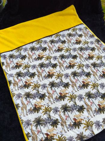 Couverture lions bébé 