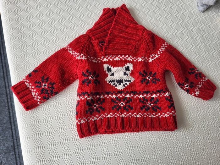Pull col roulé