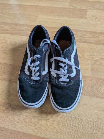 Baskets Vans Old Skool Noires et Blanches 