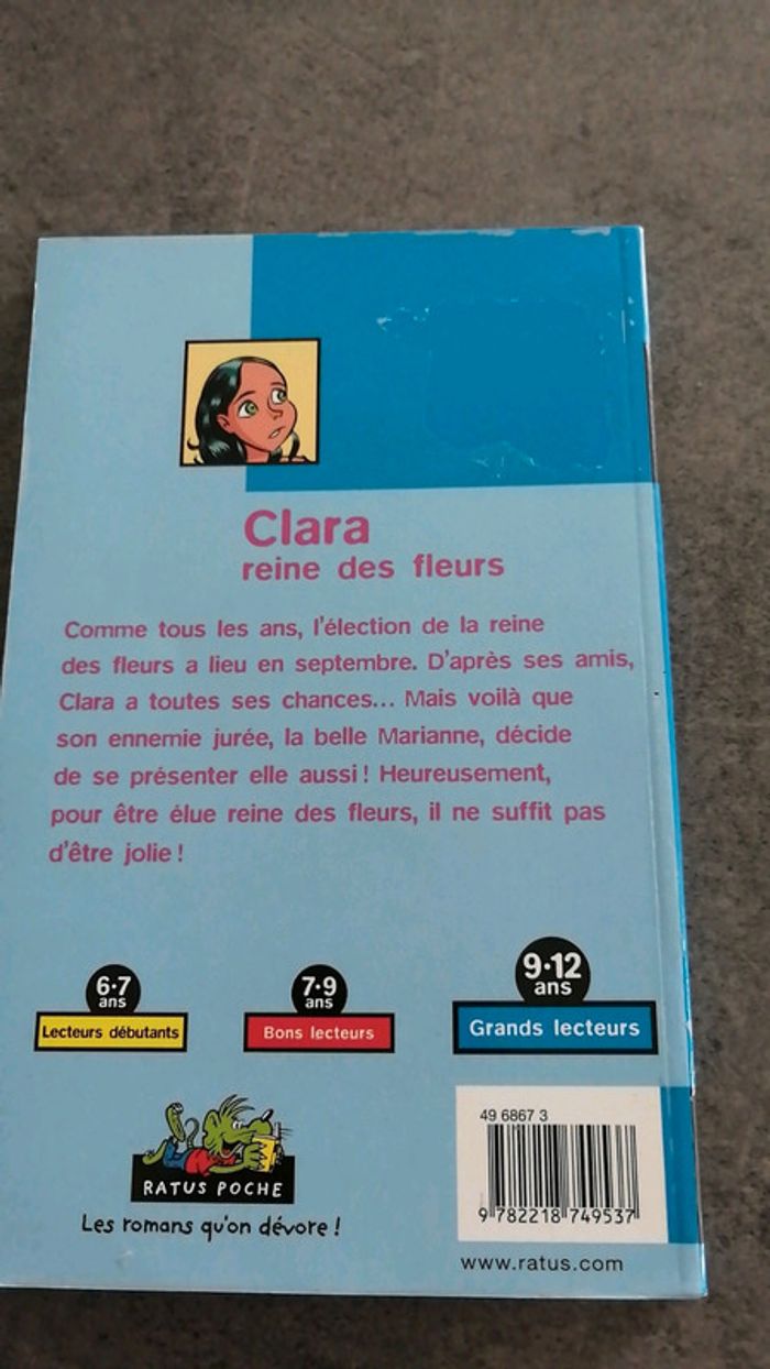 Livre clara reine des fleurs - photo numéro 2