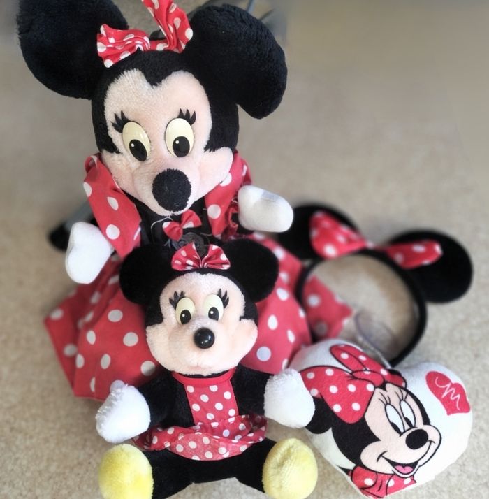 Lot peluches minnie