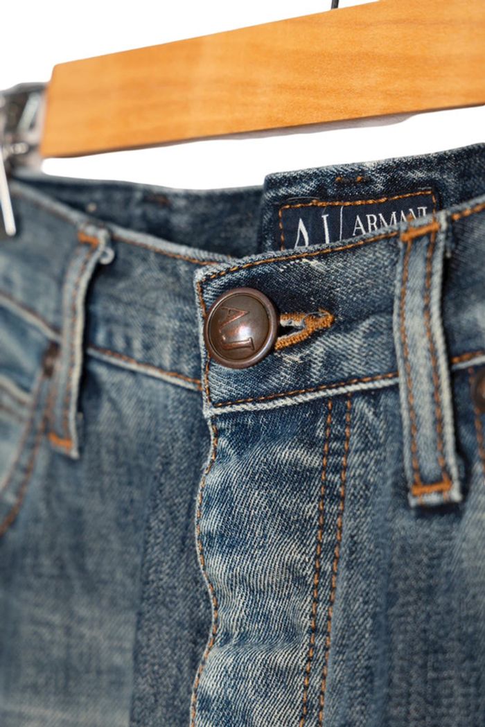 Jean bleu coupe droite Armani Jeans – Taille 40 - photo numéro 8