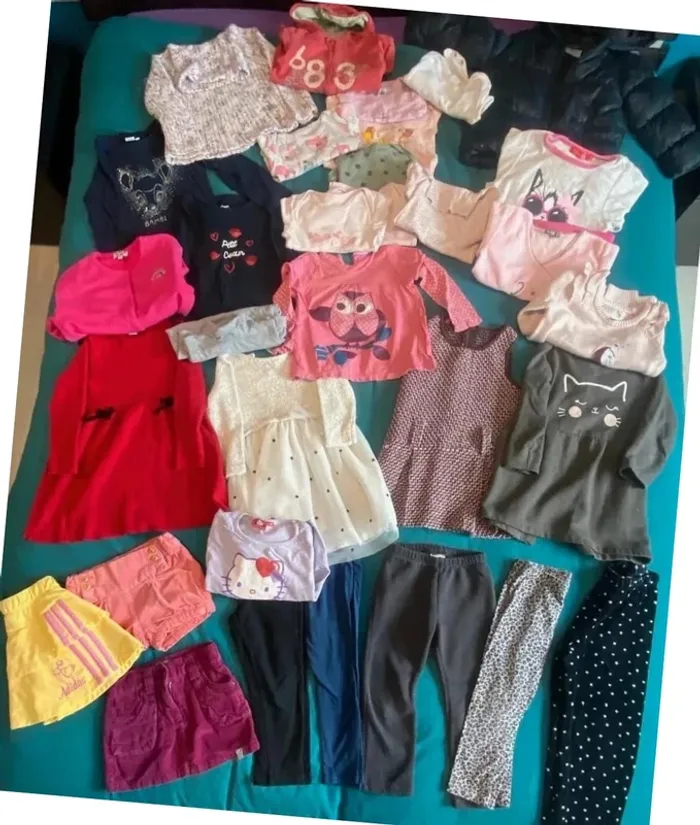 Vends lot de vêtements fille 3 ans