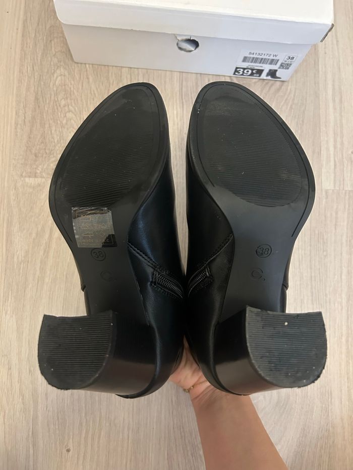 Bottine sinequanone noir taille 38 - photo numéro 7