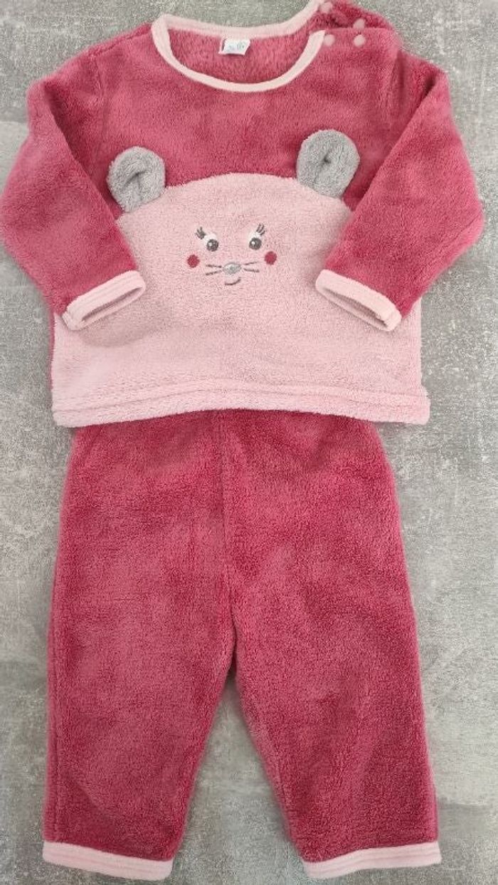 Ensemble polaire bébé fille 6 mois