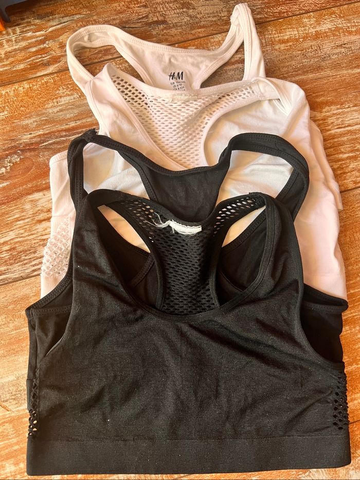 Lot de 4 brassières taille 8-10 ans H&M
