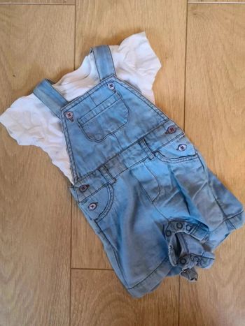 Lot / ensemble Salopette T-Shirt 3 mois