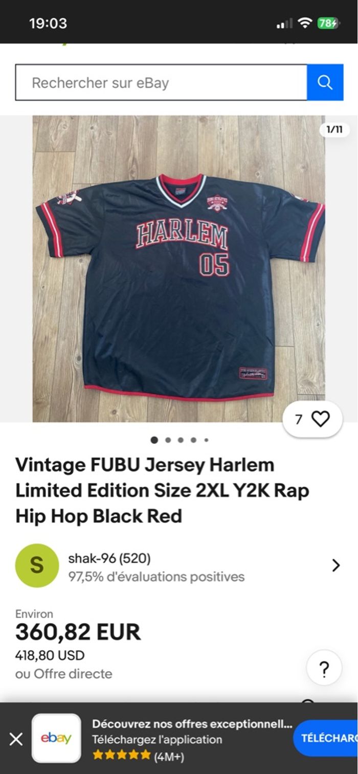 FUBU Bronx 05 Jersey or - photo numéro 10