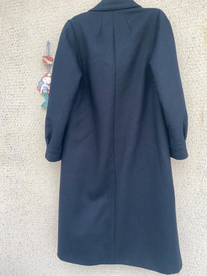 Très beau manteau noir en laine vierge - photo numéro 9