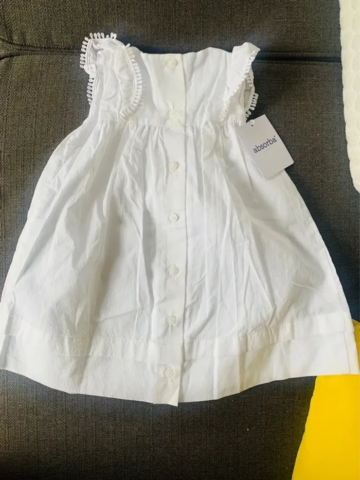 Robe blanche absorba - photo numéro 2