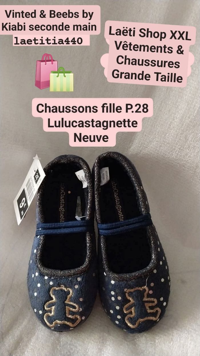 Chaussons fille P.28