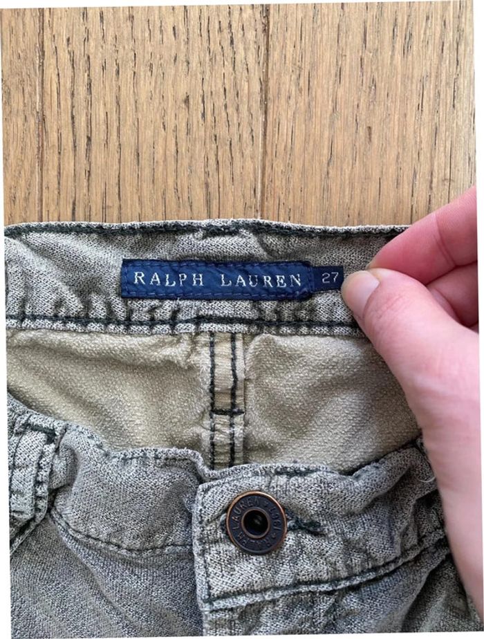 Jean slim bleu gris Ralph Lauren taille 27 - photo numéro 3