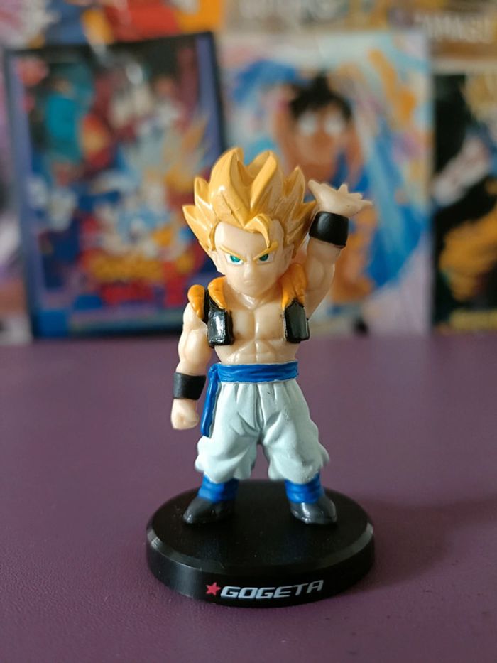 Figurine Dragon Ball Z Bandai Déformation Mini figure Gogeta Super rare Jap