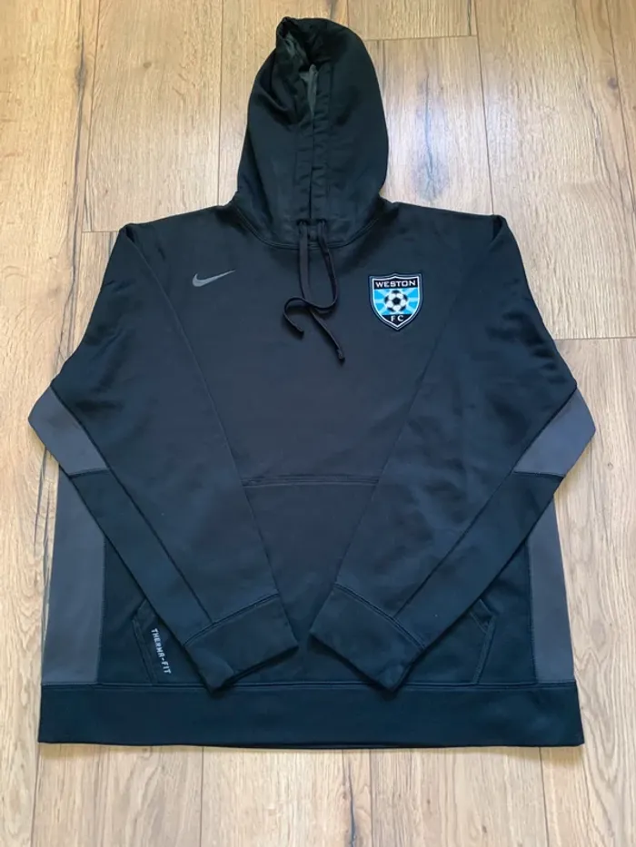 Sweat à capuche Nike Weston FC Noir Taille XL - photo numéro 4