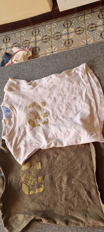 Lot de 2 Tee-shirt éléphants