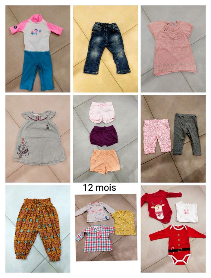 Lot vêtements 12 mois
