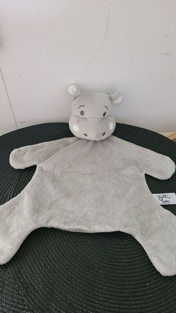doudou plat hippopotame